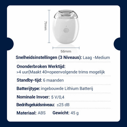 SoftCare Elektrische Nagelverzorger – Veilig, Stil & Precies