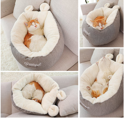 Sleepy Whiskers Cocoon – Liefdevol Comfort voor Jouw Kat