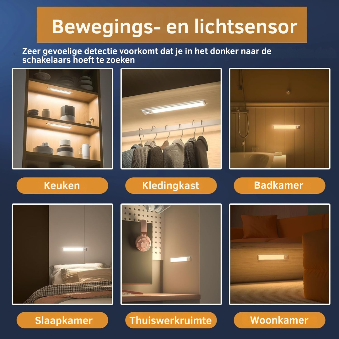 Noxia Slim draadloos LED-licht met bewegingssensor