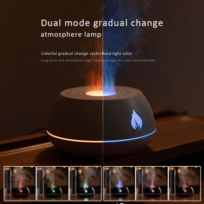 EmberGlow Aroma Diffuser – De Rust van Vlamlicht, de Frisheid van Nevel