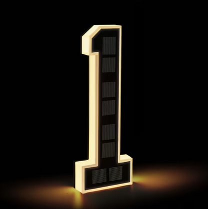 Avondlicht – Slimme Solar Huisnummerverlichting