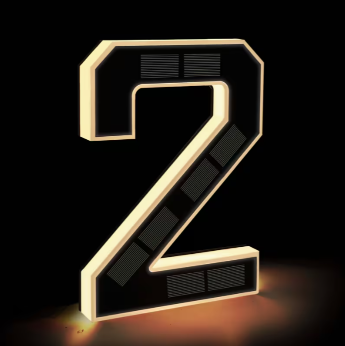 Avondlicht – Slimme Solar Huisnummerverlichting