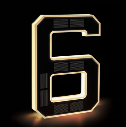 Avondlicht – Slimme Solar Huisnummerverlichting