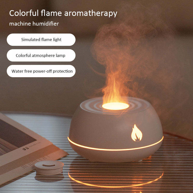 EmberGlow Aroma Diffuser – De Rust van Vlamlicht, de Frisheid van Nevel