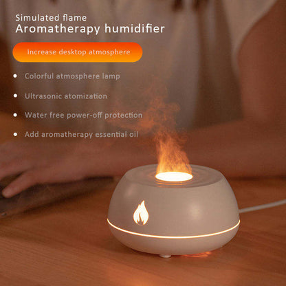 EmberGlow Aroma Diffuser – De Rust van Vlamlicht, de Frisheid van Nevel