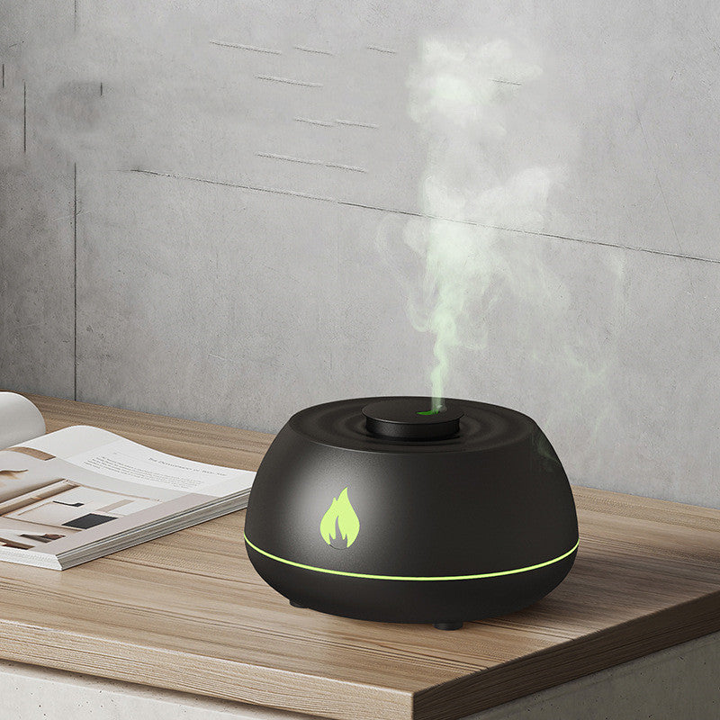 EmberGlow Aroma Diffuser – De Rust van Vlamlicht, de Frisheid van Nevel